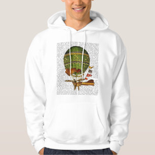 Hot Air Balloon Green Hoodie