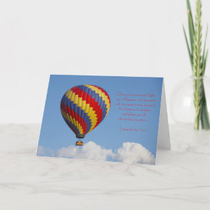 Hot Air Balloon Greeting Card