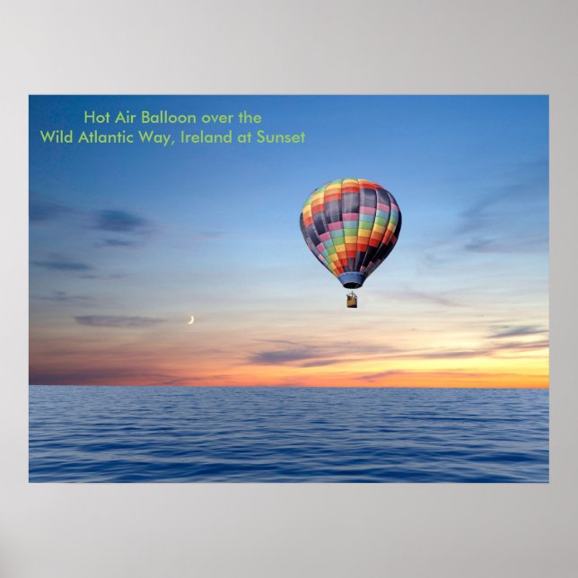 Hot Air Balloon image for poster (Front)