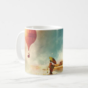 Hot Air Balloon in Japan Coffee Mug
