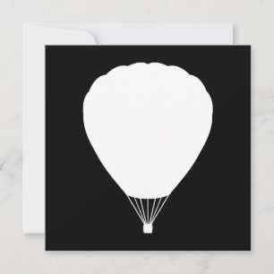 hot air balloon invitation
