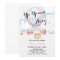 Hot Air Balloon Invitation Baby Girl Shower