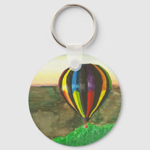 Hot Air Balloon Key Ring