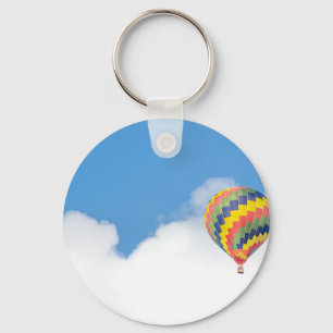 hot-air-balloon key ring