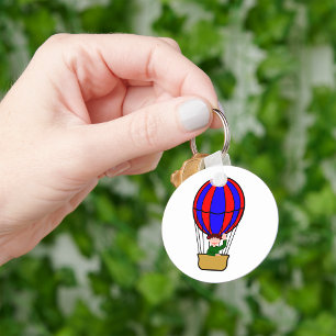 Hot Air Balloon Keychain