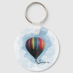 Hot Air Balloon Keychain