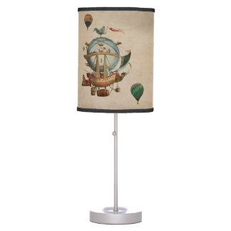 Hot Air Balloon, La Minerve 1803  travel in style Table Lamps