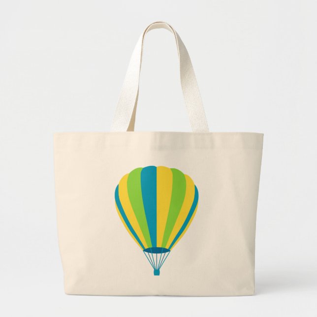hot air balloon large tote bag (Front)
