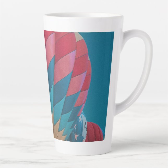 hot air balloon  latte mug (Right)