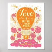 Hot Air Balloon "Love Is In The Air"
