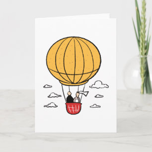 Hot Air Balloon Love Ride Balloon Ride Card