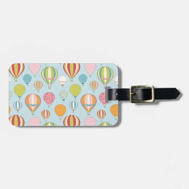 Hot Air Balloon Luggage Tag (Front Horizontal)