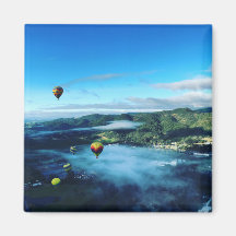 Hot Air Balloon Magnet - Napa Valley