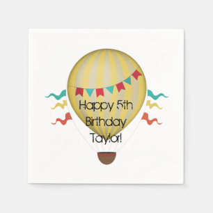 Hot Air Balloon Napkin