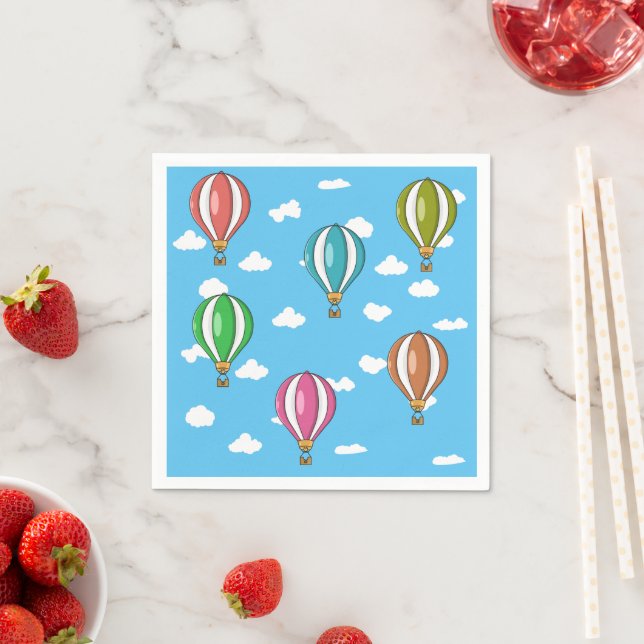 Hot air balloon napkin (Insitu)