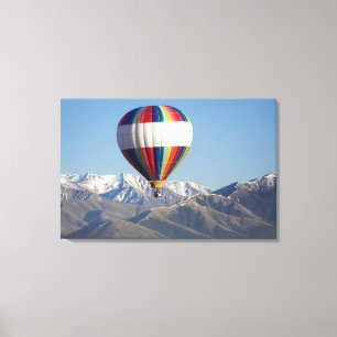 Hot-air Balloon, near Methven, Canterbury Canvas Print
