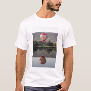 Hot air balloon over the Yakima River T-Shirt