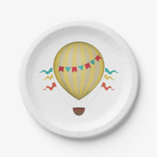 Hot Air Balloon Paper Plate