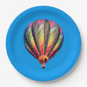 Hot Air Balloon Paper Plate