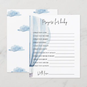 Hot air balloon Party game   prayers for baby