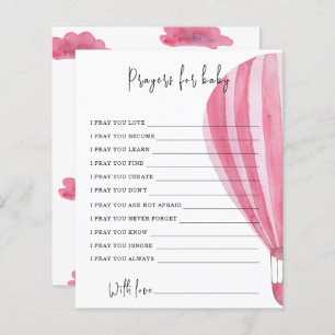 Hot air balloon Party game   prayers for baby