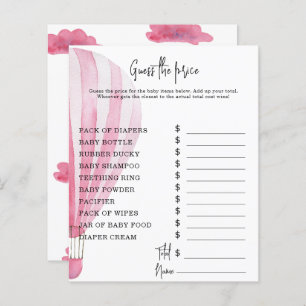 Hot air balloon Party games   Price Guess Game