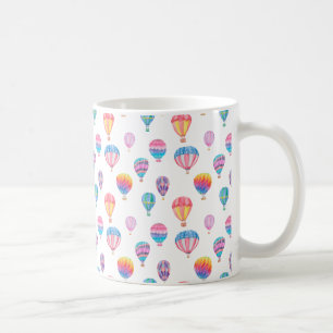Hot Air Balloon Pattern Coffee Mug