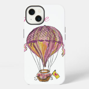 Hot Air Balloon Personalised iPhone 13 Case