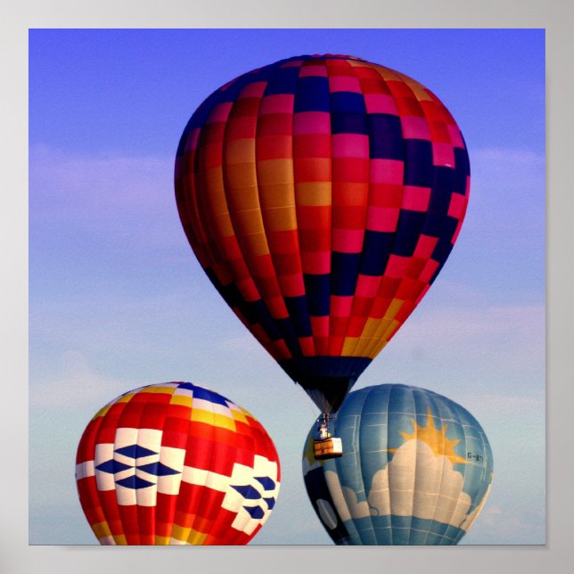 Hot Air Balloon Poster (Front)