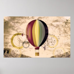 Hot Air Balloon Poster