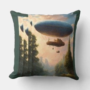Hot Air Balloon Printed Beautiful Pillow