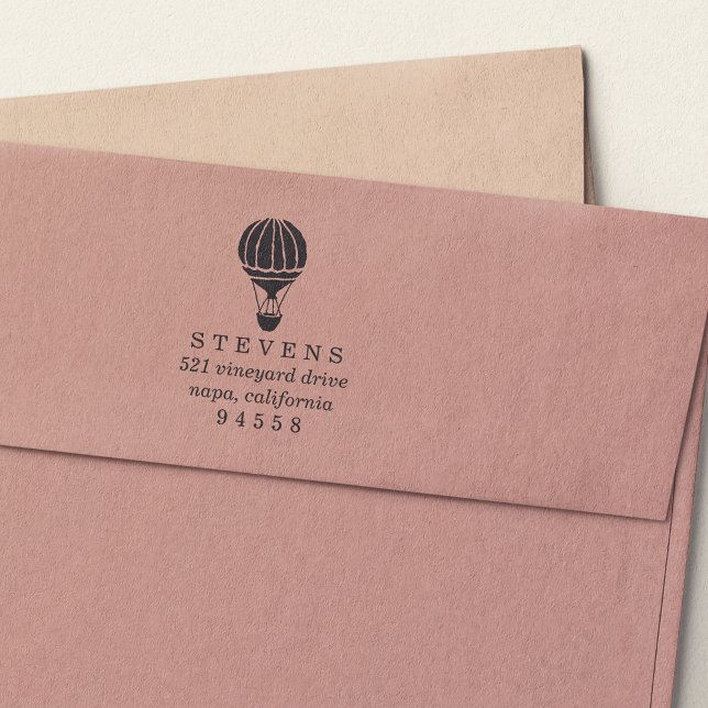 Hot Air Balloon Return Address Stamp (Creator Uploaded)