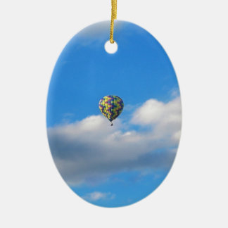 Hot Air Balloon Ride II Ceramic Tree Decoration