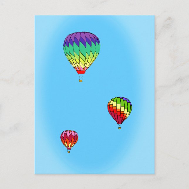 Hot Air Balloon Ride Postcard (Front)