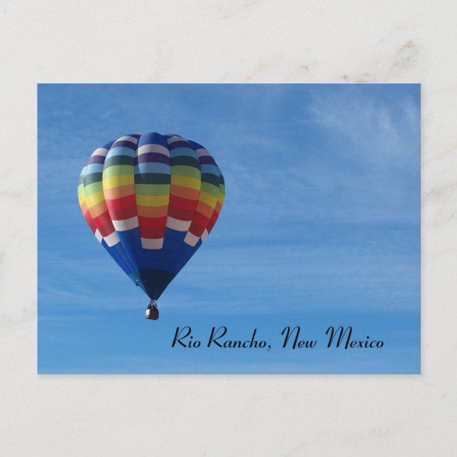 Hot air balloon, Rio Rancho, New Mexico Postcard (Front)