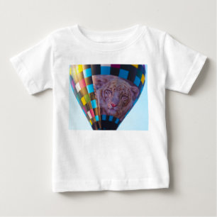 Hot Air Balloon, Snow Leopard, Olathe, Kansas Baby T-Shirt