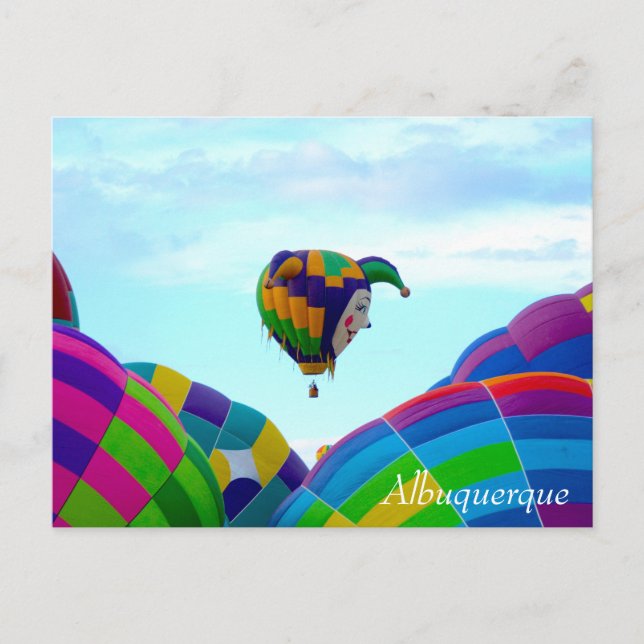 Hot Air Balloon Spectacle Postcard (Front)