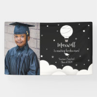 Hot Air Balloon Star Graduation Photo Announcement