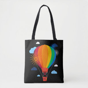 Hot Air Balloon T-Shirt Hot Air Balloon Rides Fest Tote Bag