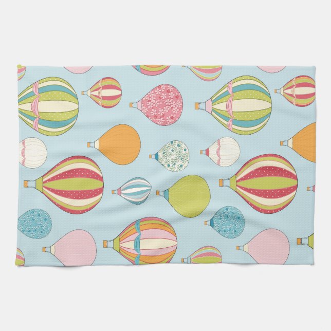 Hot Air Balloon Tea Towel (Horizontal)