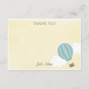 Hot Air Balloon Thank You Card