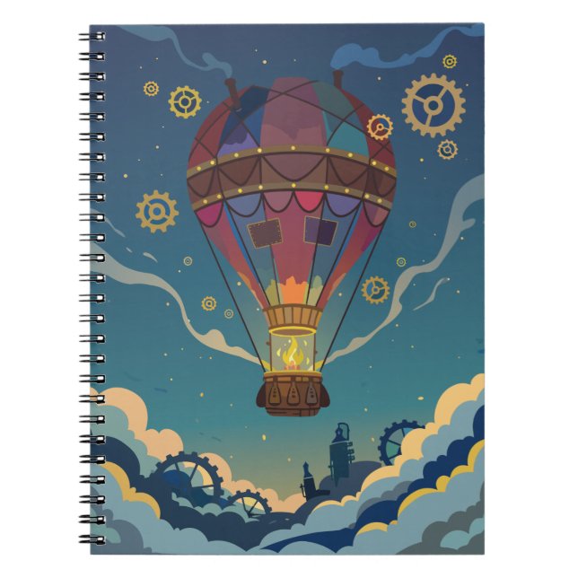 Hot air balloon trip notebook (Front)