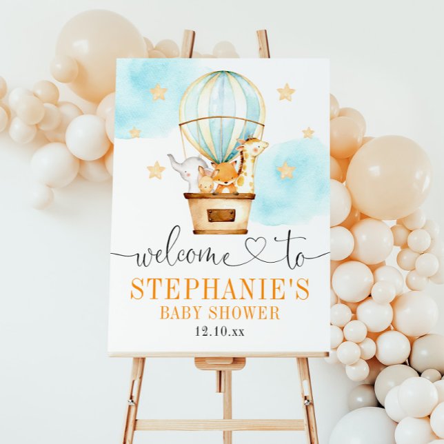 Hot Air Balloon Up Up and Away Welcome Sign (Creator Uploaded)