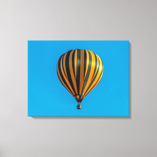 Hot air balloon view canvas print