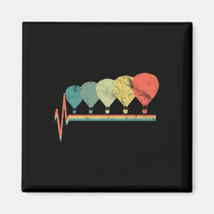 Hot Air Balloon Vintage Fly Pilot Aviator Magnet