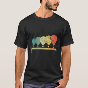 Hot Air Balloon Vintage Fly Pilot Aviator T-Shirt