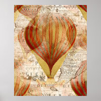 Hot Air Balloon Vintage
