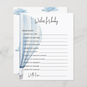 Hot air balloon   wishes for baby