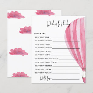 Hot air balloon   wishes for baby