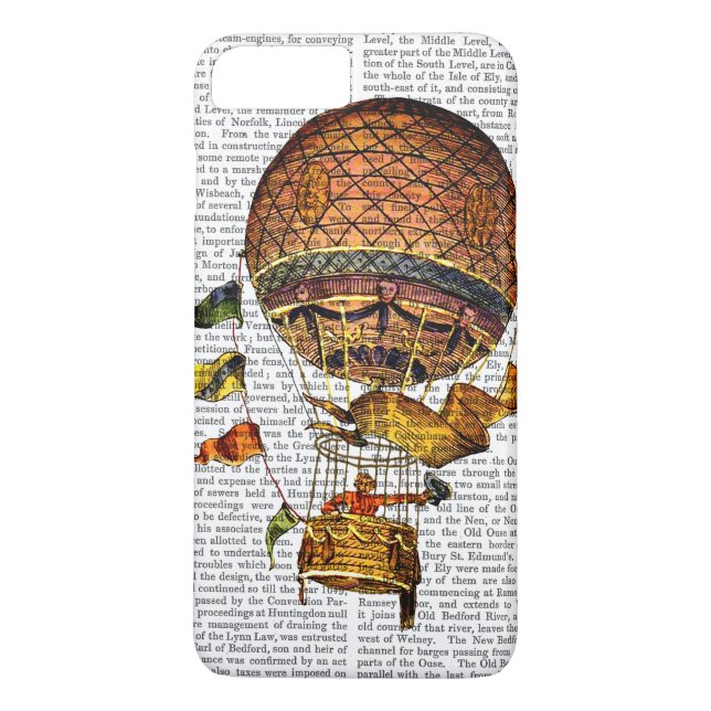 Hot Air Balloon with Flags Case-Mate iPhone Case (Back)